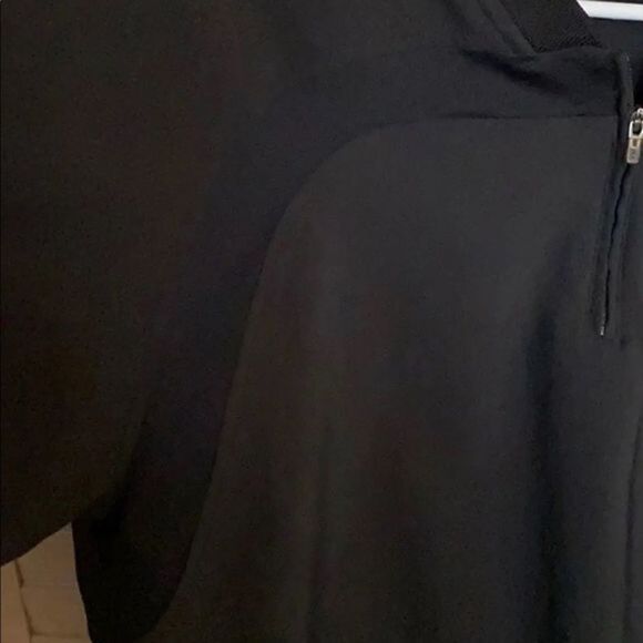 1/2 zip loose T-shirt with side zipper - Picture 6 of 7